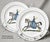Late 20th Century Porcelaine d'Auteuil Paris France Equestrian Themed Plates, Set of 12 For Sale In Los Angeles - Image 6 of 10