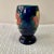 Moorcroft "Freesia" Cobalt Blue Pottery Vase 5" Rare Design For Sale - Image 4 of 10