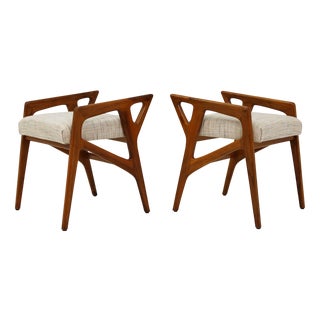 Model 687 Stools by Gio Ponti for Cassina, Italy, 1954, Set of 2 For Sale