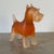 Vintage Satin Glass Schnauzer Dog in Orange measures approx: 9 x 3 x 7.5H Please visit my other listings for more curated...