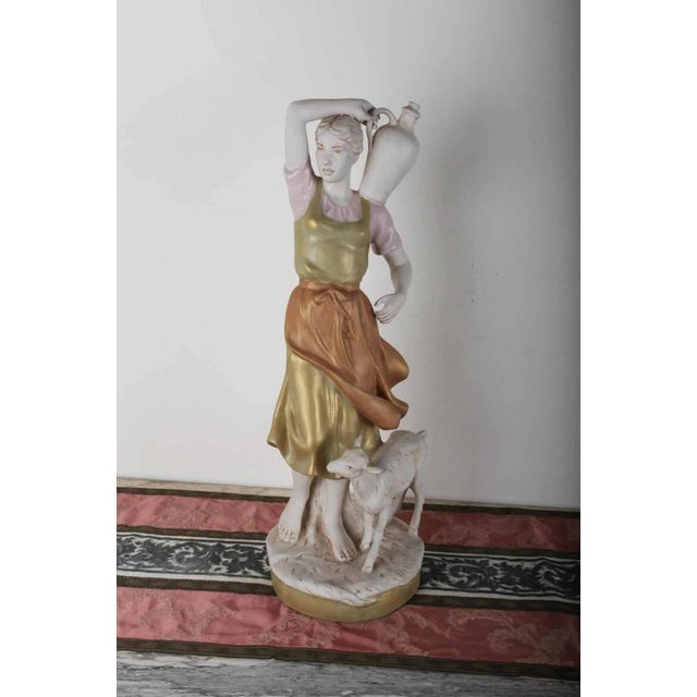 Statues from Royal Dux, Set of 2 For Sale - Image 7 of 7