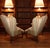 Pair of Vintage Louis XV-Style Bergère Wingback Chairs by Craftmaster. Transform your living space with this breathtaking...
