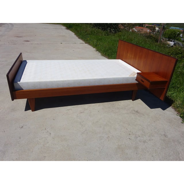 Vintage Teak Bed, 1960s For Sale - Image 11 of 18