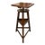 Antique Oak Adjustable Sculptors Pedestal Stand For Sale