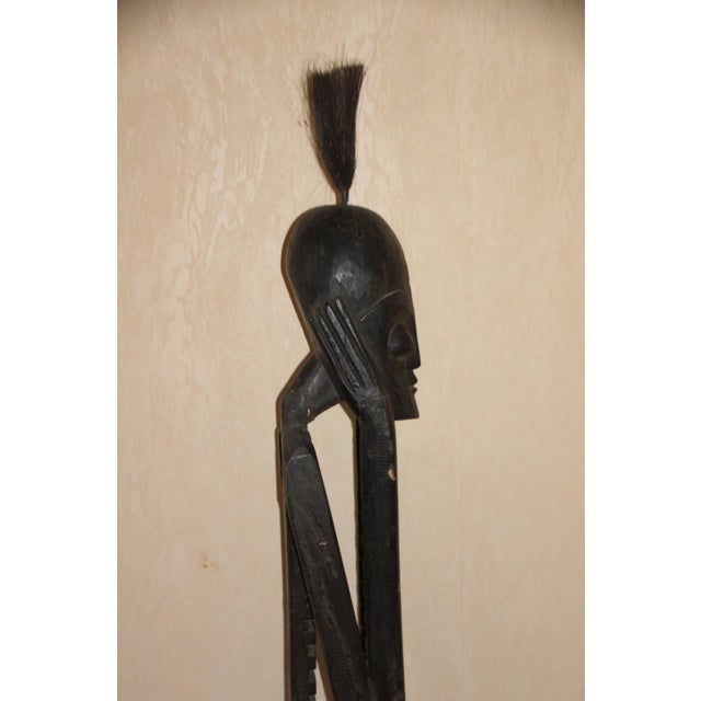 Carved Wood CD Holder Display, 1980s For Sale - Image 4 of 18