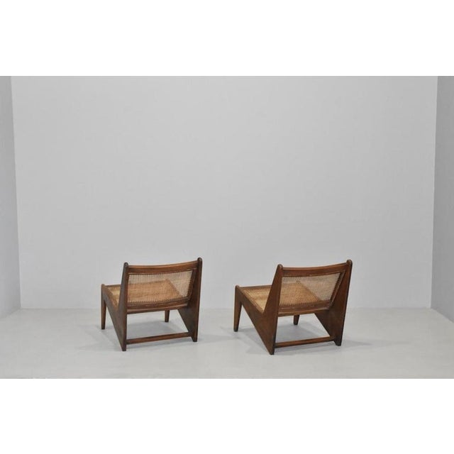 1950s Kangaroo Chair Armchairs by Pierre Jeanneret, 1950s, Set of 2 For Sale - Image 5 of 17