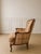 Late 19th Century Vintage French Style Plaid Bergère Chair For Sale - Image 5 of 6