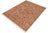 Shabby Chic Shabby Chic Botanical 1990's Pak-Persian Taupe/Red Wool Rug - 6'0'' X 9'2'' For Sale - Image 3 of 9