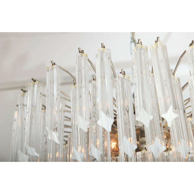 Mid 20th Century Seven-Tier Venini Chandelier For Sale - Image 5 of 8