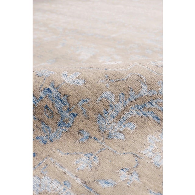 Pasargad Home Transitional Beige Area Rug, 8'11'' X 12' 0'' For Sale - Image 4 of 6