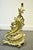 Rococo Antique French Louis XV Rococo Style Bronze Brass Acanthus Andirons - A Pair For Sale - Image 3 of 11