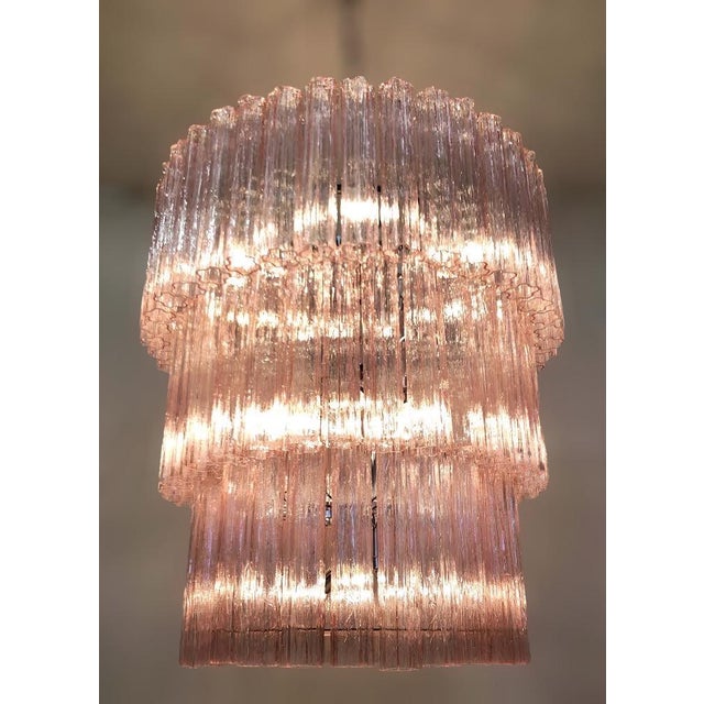 21st Century Pink Tronchi Chandelier by Fabio LTD For Sale - Image 6 of 7