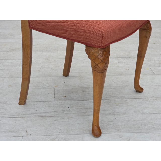 Vintage Danish Dining Chairs in Furniture Wool, 1950s, Set of 6 For Sale - Image 12 of 18