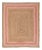 3'x5' Pink Border Rectangle Jute Handmade Rug For Sale