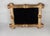 Vintage Florentine, hand gilded mirror, faux bamboo style that was made in Italy, circa 1960s. Gilded frame and mirror are...