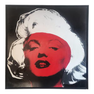 XL Original Marilyn Monroe Series Canvas Screenprint by Steve Kaufman 26/99