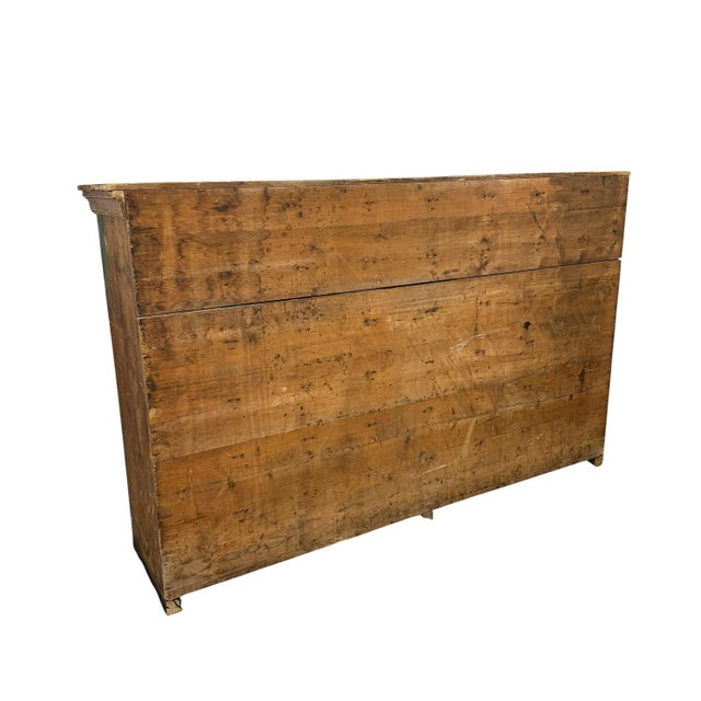 Wood Large Antique Industrial Bank of Drawers with 48 Drawers, 1920s For Sale - Image 7 of 18