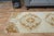1970s Vintage Handmade Wool Cotton Turkish Beige Area Rug For Sale - Image 9 of 11