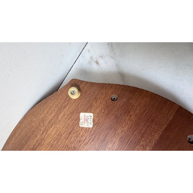Vintage Fred Press Mid-Century Modern Wooden Serving Tray and Cheese Board For Sale - Image 12 of 13