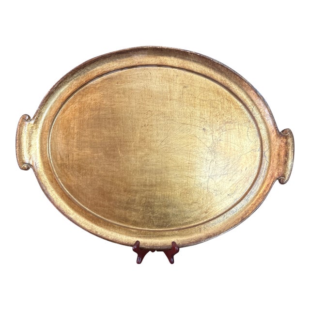 Vietri Florentine Tray With Handles For Sale