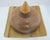 Vintage 1976 Hand Turned Wood Geometric Circular Box With Dome Lid For Sale - Image 9 of 10