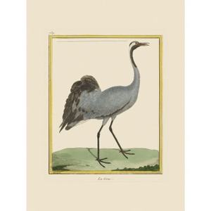 Crane by Martinet Blue and Pink Giclee Reproductions
