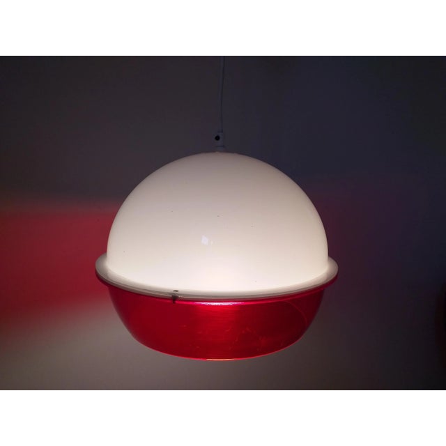 Plastic Mid-Century Pendant Lamp, 1970s For Sale - Image 7 of 15