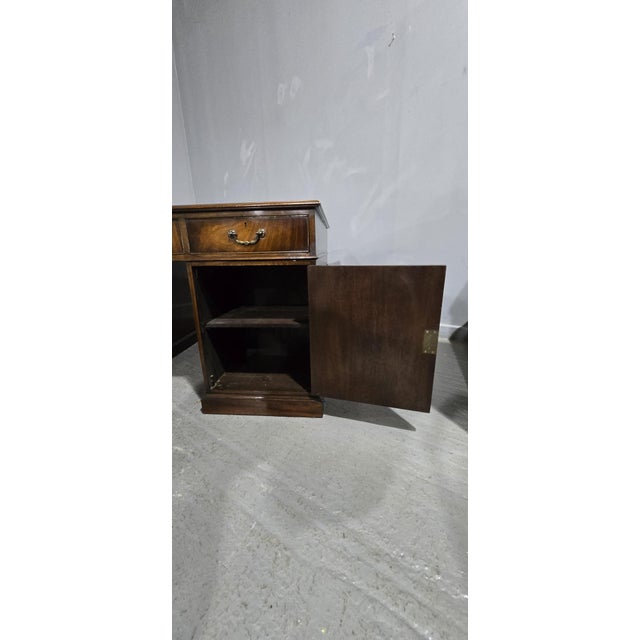 Antique Mahogany Partners Desk, 1910 For Sale - Image 13 of 15