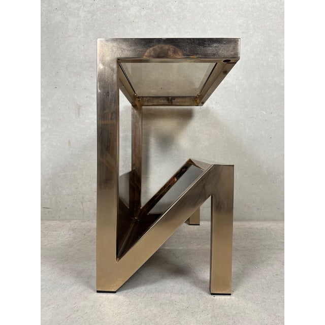 Vintage Side Table from Belgo Chrome, 1970s For Sale - Image 12 of 13