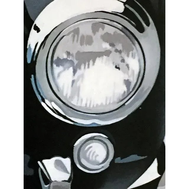 300SL Mercedes Benz Gull-wing Poster, 1981 High Quality Lithograph 28 × 22 in 71.1 × 55.9 cm This is the artists second...