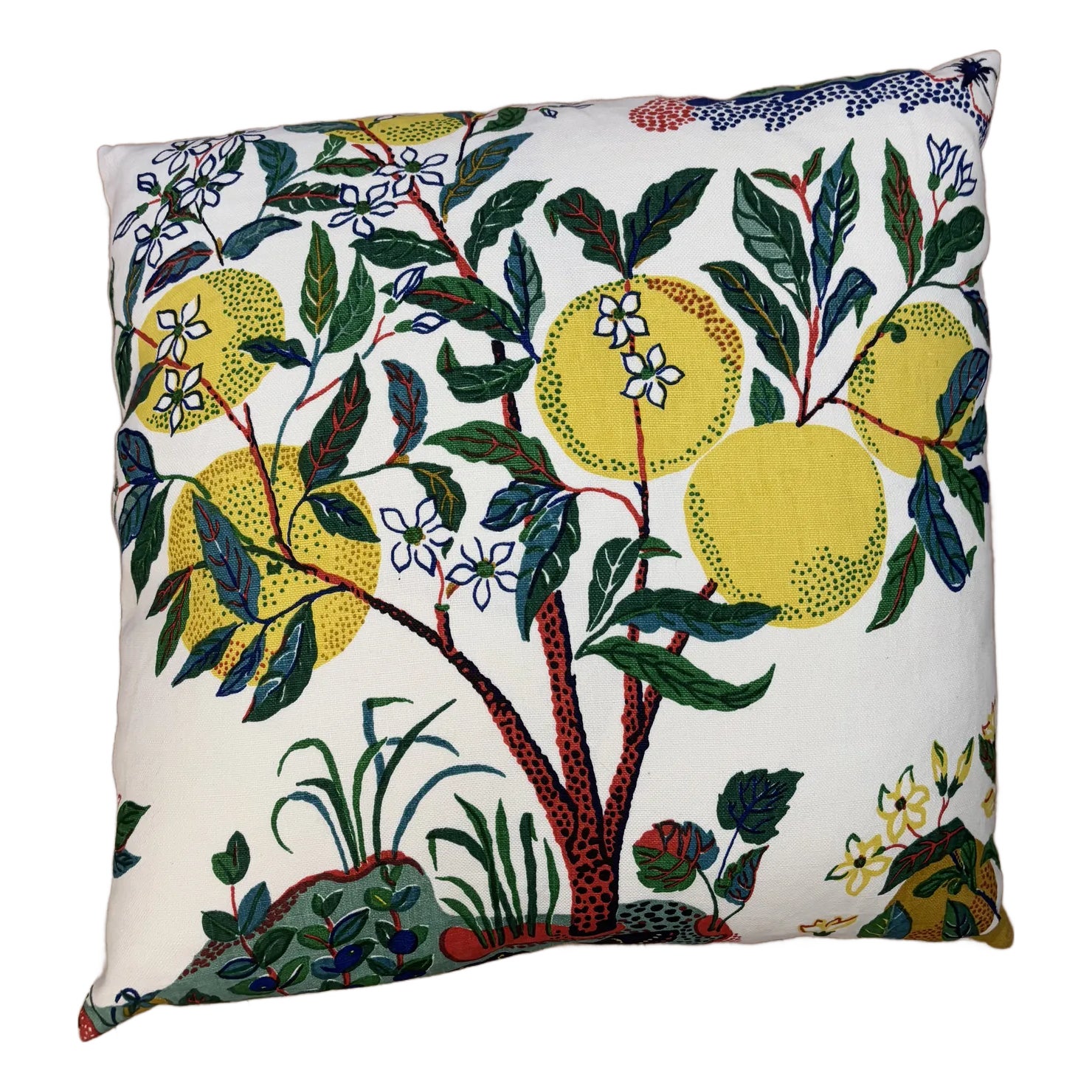 Schumacher Citrus Garden Pillow | Chairish