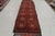 Hand knotted in wool originating circa 1910-1920, this antique runner hails from a select line made in Iraq—one of the...