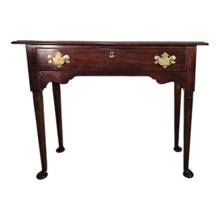 Vintage Statton Trutype Americana Cherry Console Table Old Towne 1977 37" For Sale