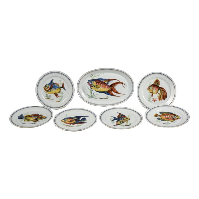 Bavaria Porcelain Dish Set, Germany, 1970, Set of 7 For Sale