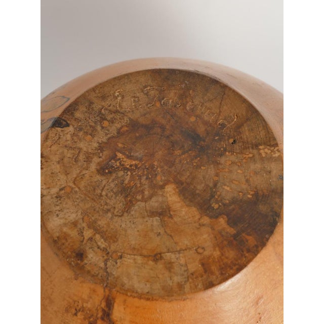 Mid-Century Modern Hand-Carved Wood Bowl by James Eriksson, 1970s For Sale - Image 11 of 17