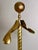 Metal Midcentury Brass Clothing Valet, Hollywood Regency Style, 1940s For Sale - Image 7 of 13