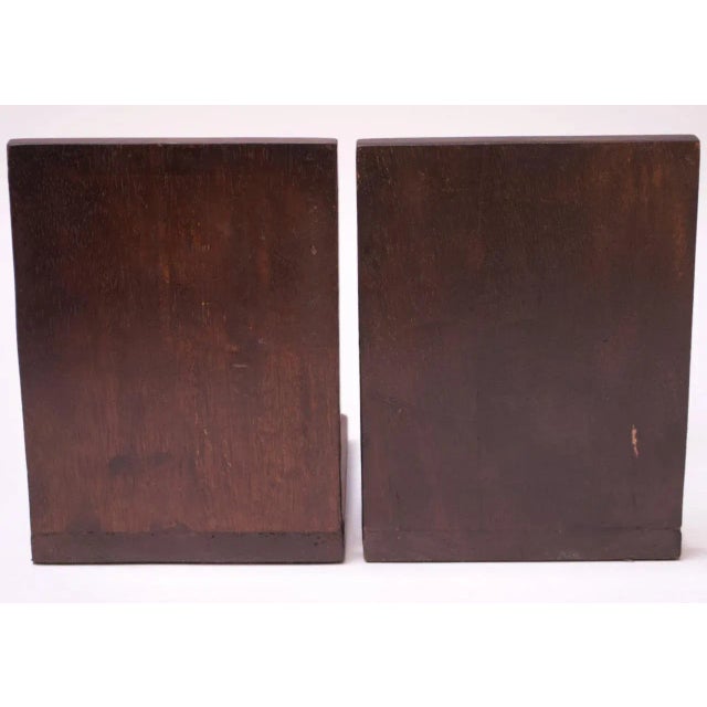 Brutalist Metal and Wood Horse Bookends - a Pair For Sale In New York - Image 6 of 13