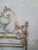 Metal Gold-Plated Brass Headboard, 1950s For Sale - Image 7 of 10