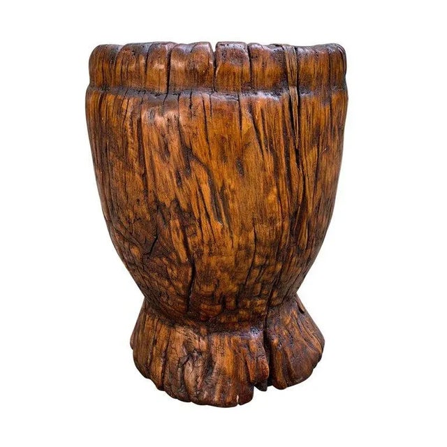 Rustic 19th Century Grain Mortar For Sale - Image 3 of 10