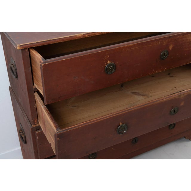 Brown Swedish Neoclassical Chest of Drawers, Late 1700s For Sale - Image 8 of 11