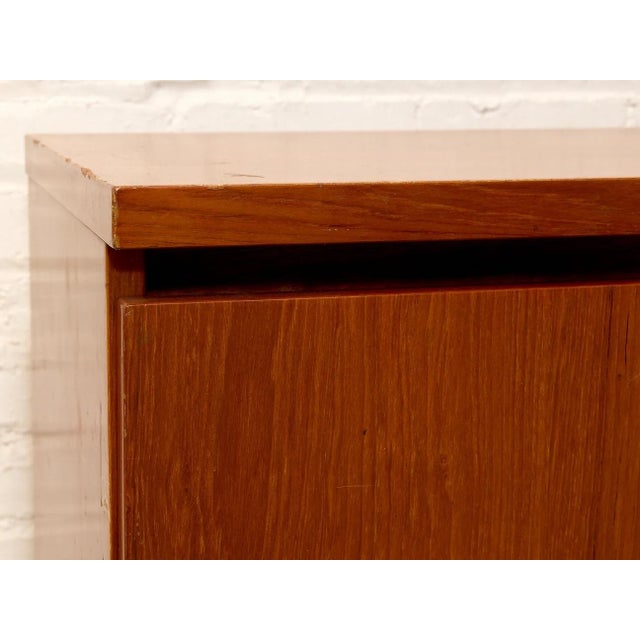 Vintage Mid Century Four Door Credenza For Sale - Image 4 of 12