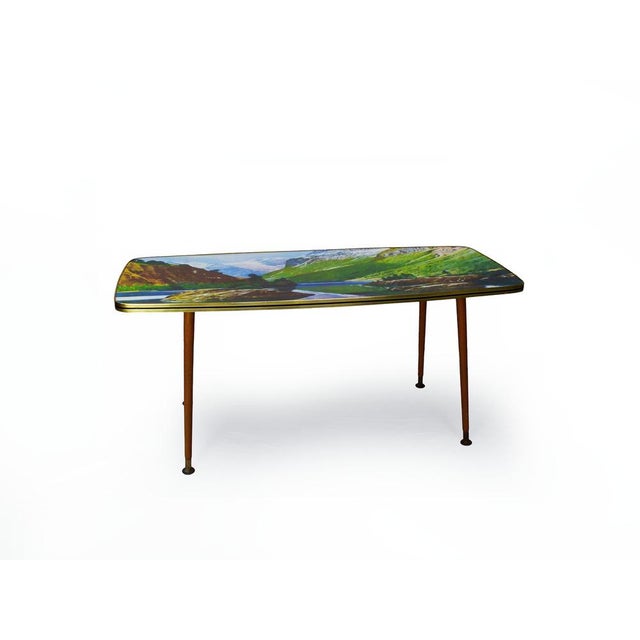 Black Mid-Century Coffee Table with Dansette Legs, 1950s For Sale - Image 8 of 15