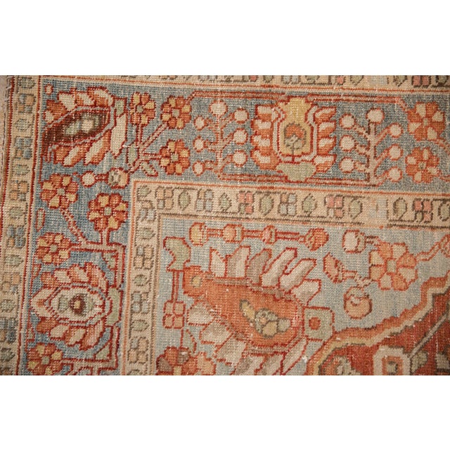 Vintage Distressed Baktiari Rug - 4'8" x 6'7" For Sale - Image 10 of 10