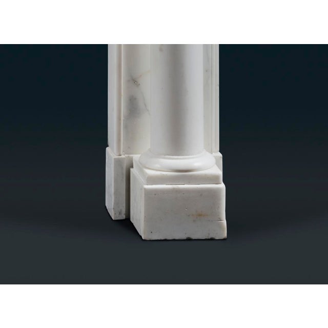 Georgian Statuary Marble Fireplace Surround For Sale - Image 6 of 8