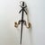Black Hollywood Regency Gilt Iron Sword Form Two Arm Candle Wall Sconce, 36”h For Sale - Image 8 of 11