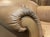 Tan Modern English Leather Club Chair, 1990s For Sale - Image 8 of 17