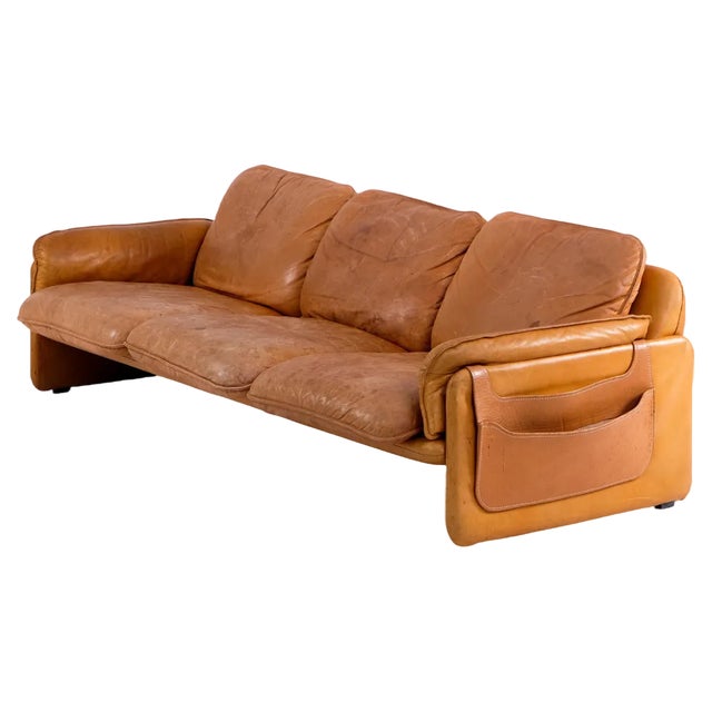 Sofa Ds-61 attributed to de Sede, Switzerland, 1970s For Sale