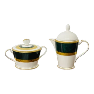 Vintage Noritake Fitzgerald Bone China Cream & Sugar Set - 2 Pieces