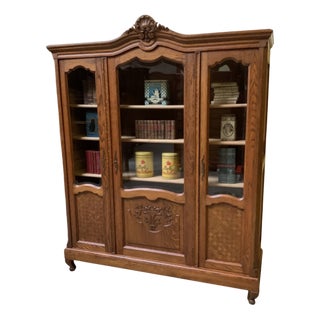 Antique Art Nouveau Display Cabinet, 1910 For Sale