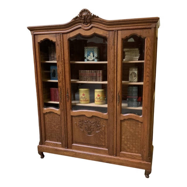 Antique Art Nouveau Display Cabinet, 1910 For Sale